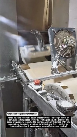 Automatic Dough Sheeter Machine! Makes Bread Production Super Fast