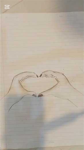 Simple Heart Hand Drawing Tutorial | Easy Pencil Art for Beginners"#drawing #art #usa