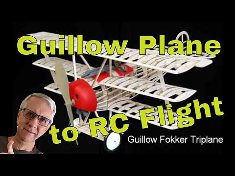 How to Convert a Guillow Model Plane to Radio Control Flight