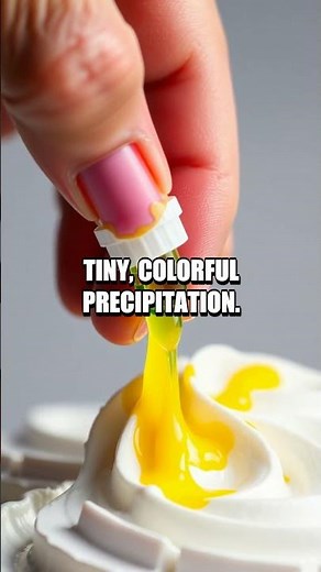 Storm Cloud in a Jar: Colorful Rain Experiment