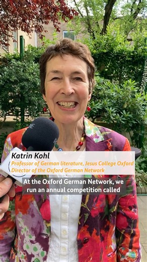 10K views · 200 reactions | The annual Oxford German Olympiad is designed to enthuse people for German, Director of the Oxford German Network Katrin Kohl explains. Katrin is one of the recipients of the Network Champion for German Award, which recognises exceptional efforts in promoting the German language in the UK. | German Embassy London | Facebook