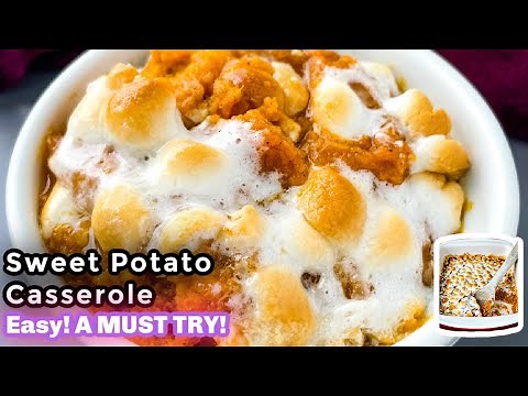 Sweet Potato Casserole with Marshmallows