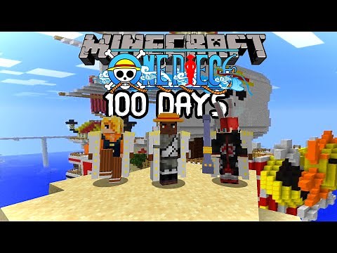 I Survived 100 Days in ONE PIECE Minecraft Mod