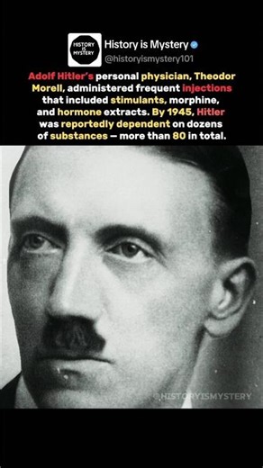 Hitler Was Addicted to Dozens of Drugs #shorts