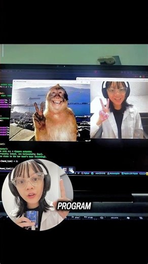 Want a viral monkey meme program? Manus AI builds it in seconds! Prompt in comments. #fyp #coding