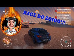 ZOIOOGAMER DEU RAGE SINISTRO - FORZA HORIZON 3 ONLINE ON LIVE