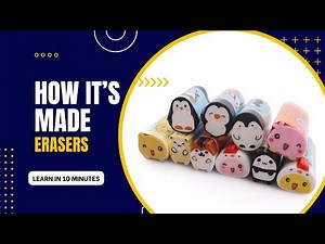 How Erasers/Rubber is Made? |DSP Factory Made|