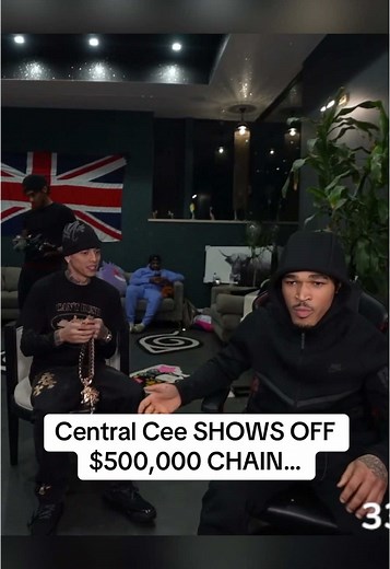Central Cee Displays $500,000 Chain in New Video