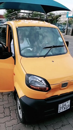 Unique Custom Yellow Compact Car Showcase