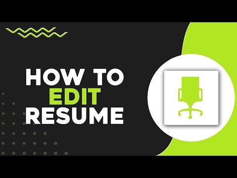How To Edit Resume On ZipRecruiter (Quick & Easy)