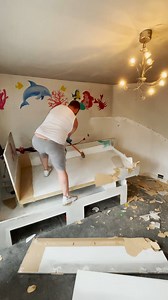 Destroying the Girl's Bedroom! It was a sad moment seeing the girl's beds go but it was a necessary step! | The Smithy Family