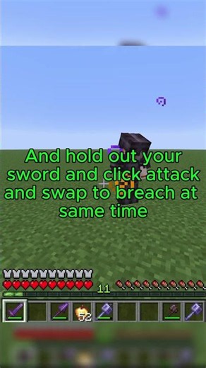 How to Breach swap In Minecraft