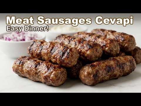 Once you try this homemade cevapi, you won't buy frozen sausages again!