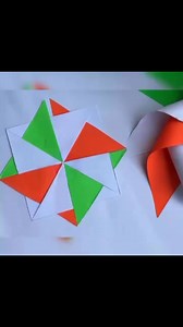 10K views · 25 reactions | Tricolour paper pinwheel | Renu Bala | Facebook