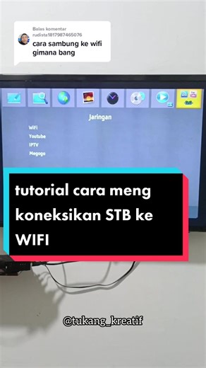 Tutorial Menghubungkan Set Top Box Ke WiFi