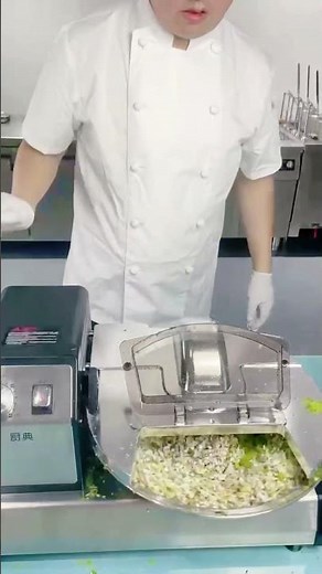 A tabletop food processor can quickly chop and mix various ingredients.
