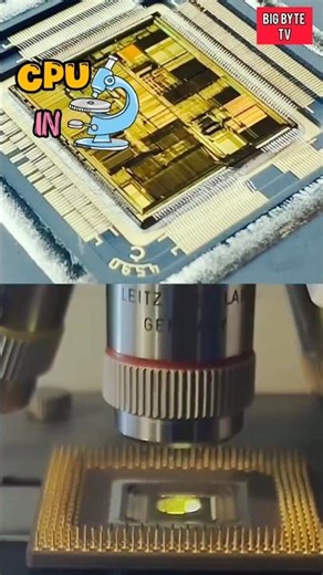 Inside Intel Pentium cpu. #viral #intel #cpu
