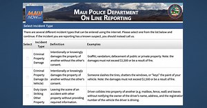Maui Police Launch Citizen Online Reporting System for Non-Emergencies | Maui Now