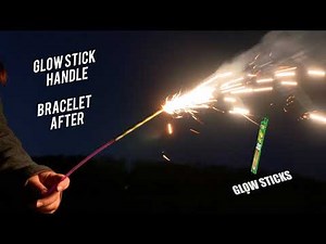 Glow Sticks Sparkler and Glow Bracelet