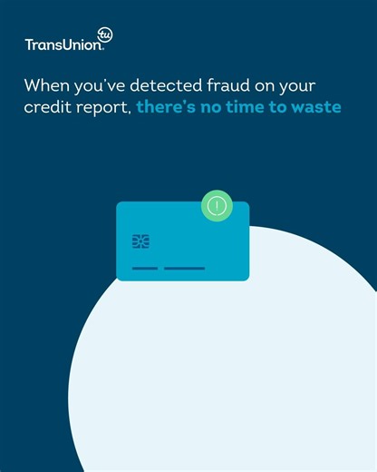 TransUnion on Instagram: "Fraud on your credit report? Watch the video to find out how to report it and to repost to share."
