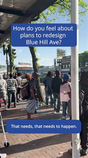 A few weeks ago, @Mattapan Food and Fitness Coalition’s Vigorous Youth Program, TransitMatters and LivableStreets Alliance took to the corridor to talk directly with bus riders and pedestrians and community members about what this corridor needs. Today, we’re sharing video #3 in the series. You can see in this video why these conversations matter. They ground the future of Blue Hill Ave in the everyday experiences of the people who rely on it most. Will school buses and EMS be able to use the bu
