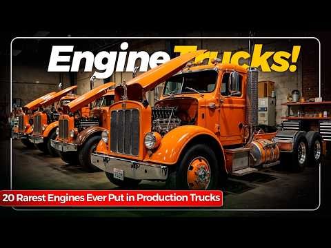 20 Rarest Engines Ever Put in Production Trucks