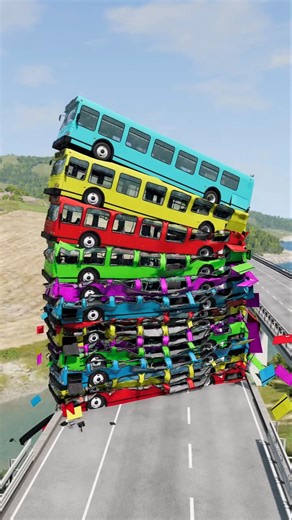 Crazy cartoon car crashes 🚗💥#shortvideo #shorts #viralshorts