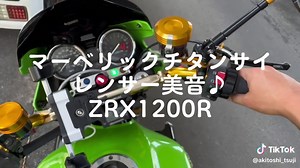 マーベリックチタンサイレンサーZRX1200R 美音 #マーベリックチタンサイレンサー#マフラー音#zrx1200r #Kawasaki#排気音