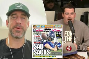 Aaron Rodgers jokes about ‘propaganda’ after inaccurate Giants media bias question