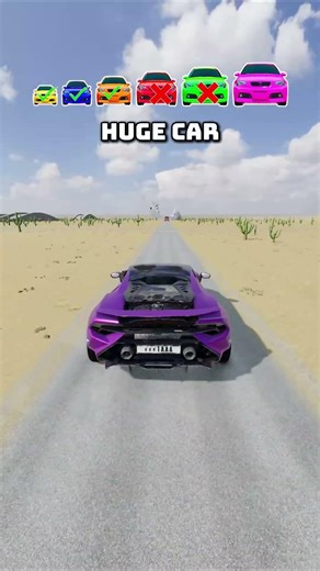 6 Colored Lamborghinis Drive Under G-Wagons in BeamNG Drive — Who Will Survive the Challenge? 🚗💥