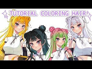 Tutorial | how I shading anime hair