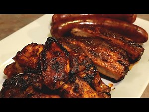 Easy Grilled Game Day BBQ - Super Bowl backyard BBQ menu ideas