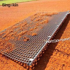 [Hot Item] Factory 4X3FT 3X5FT 6X6FT 6X3FT Galvanized Steel Yard Tuff Drag Mat for Baseball Fields