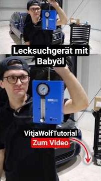 Car Leak Detection Device with Baby Oil - VitjaWolfTutorial