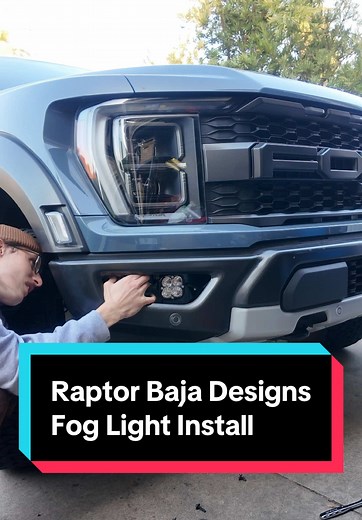Install Baja Designs Fog Light Pocket Kit for Ford Raptor