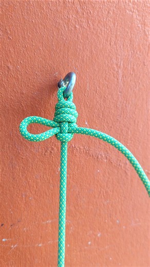 Common strong slipped knot. #diy