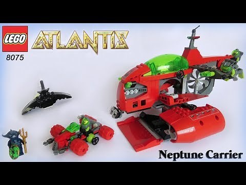 LEGO ATLANTIS - NEPTUNE CARRIER Speed Build (Set 8075 Instructions)