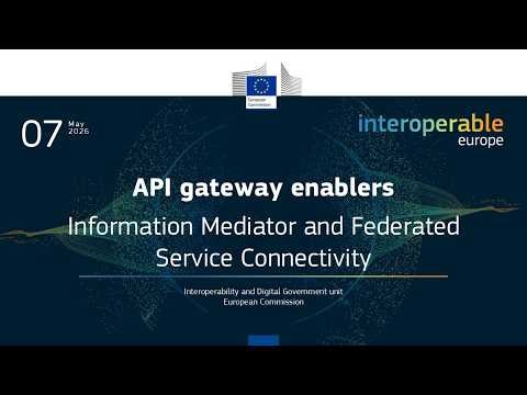 Peer learning session on the Irish Information Mediator & the Dutch Federated Service Connectivity