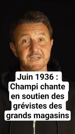 June 1936: Champi sings in support of department store strikers [EXCERPT]