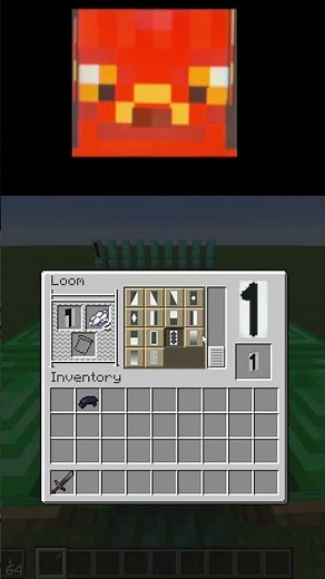 How to make the number 1 in Minecraft on a Banner