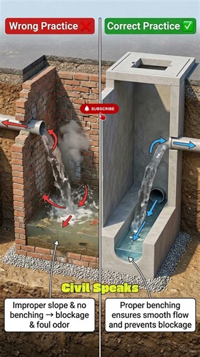 Why Benching Is Important in Inspection Chambers? 🚰