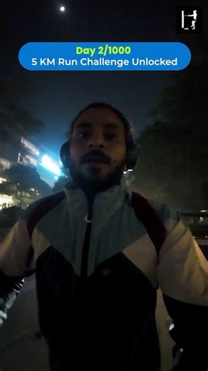 Day 2/1000 – 5KM Daily Run Challenge | Mindset | Discipline #runningmotivation #challenge