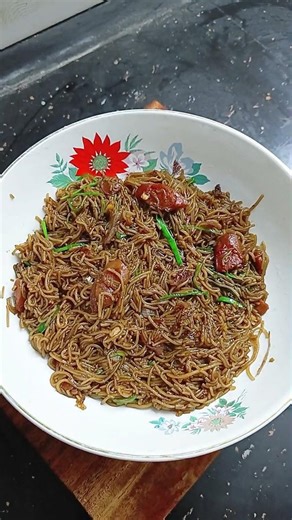 Ultimate Dark Soya Noodles! 🍜 #shorts #noodles