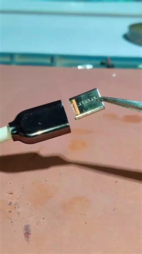 Mobile Charging type C data cable Easy Repair #soldering #mobilerepair #shortsvideo