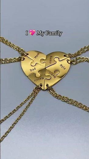 😘 Personalized Necklace Gifts for Family, BFFs, Bestie, Couple. #usashorts #usajewelry #forusa
