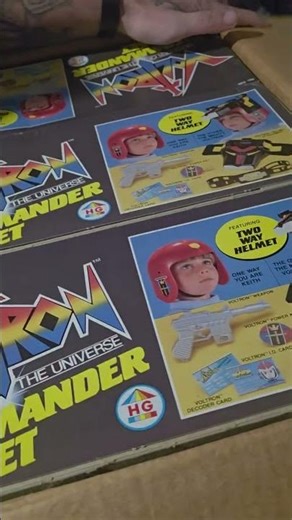 Opening a 1985 case of 6 Voltron command sets!! #vintage #voltron #toyhunt