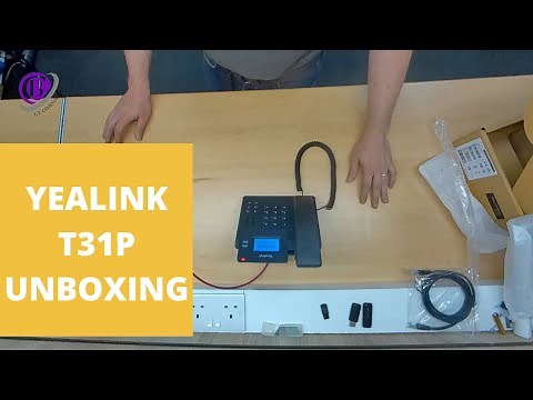 Yealink T31P Unboxing