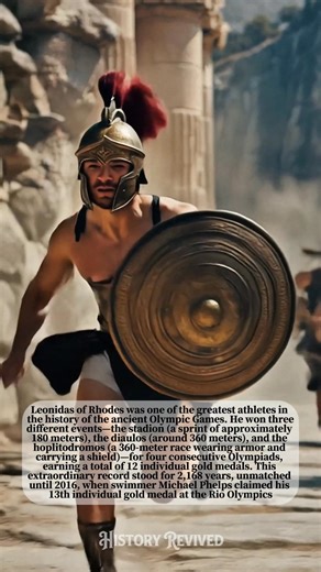 A Greek athlete’s Olympic record stood for over 2,000 years—until Michael Phelps broke it in 2016! #OlympicHistory #AncientGreece #RecordBreaker #SportsLegends #HistoryFacts | Ancient History Revived
