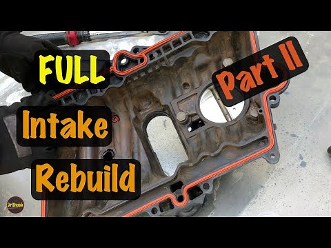 1996 - 2000 GM OBS Truck Vortec V8 Intake Manifold FULL Rebuild Gasket Oil Leak Repair (Chevy & GMC)