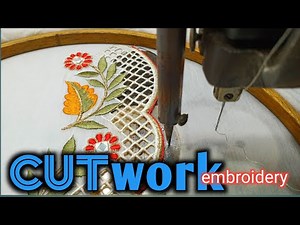 Machine embroidery cutwork border designs / Cut work embroidery sleeve design / embroidery designs